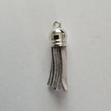 40 mm Leather Tassel Pendants Faux Suede Tassel with Caps