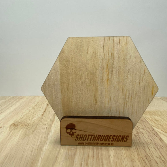 200mm Plywood Hexagon