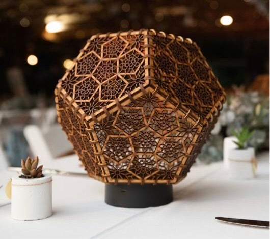 Dodecahedron Table Light